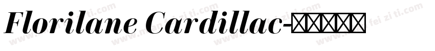 Florilane Cardillac字体转换